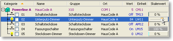 S0-Recorder - Marmitek X10 Unterputz-Dimmer LW11