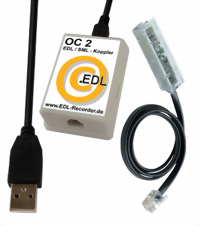 EDL-Recorder OC2-Erweiterung für eHZ-Zähler mit EHZ001 und USB-Adapter