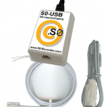 Erweiterungs-Adapter S0-USB zum Anschluss an den S0-Impuls-Ausgang von Stromzählern