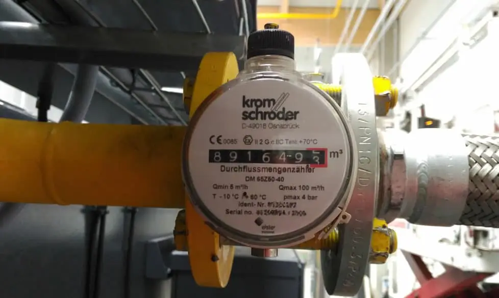 Gasverbrauch aufzeichnen: Industrie-Gaszähler mit Impulsgeber zum Anschluss an S0-Recorder