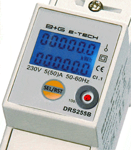 Stromzähler DRS255B mit magnetischer Fixierung für S0-LED-Adapter OC1