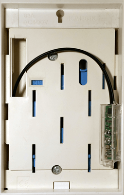 eHZ-Bodenplatte mit eHZ001 Optokopf