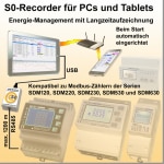 Profi-Paket Stromzähler-Monitor Modbus-USB mit Modbus-Adapter für bestehende Modbus-Stromzähler der Reihe SDMxxx